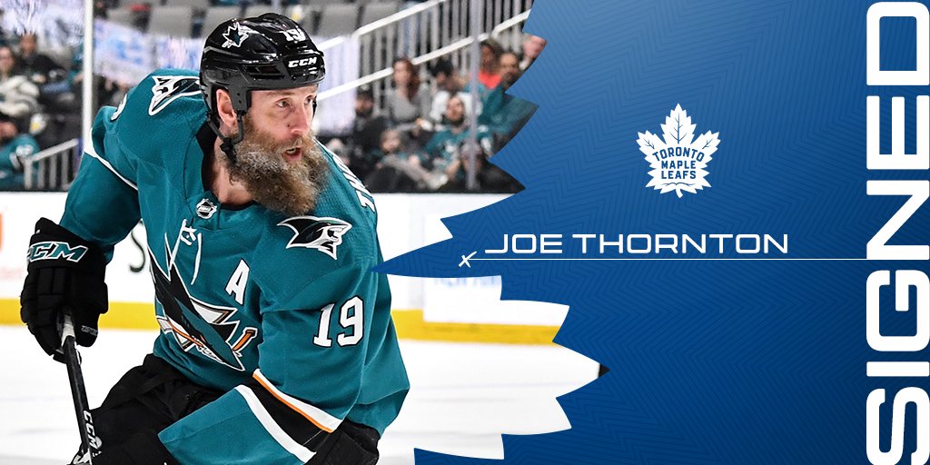Maple Leafs Sign Joe Thornton | TML Domain