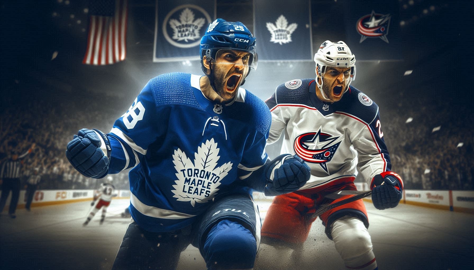maple leafs vs blue jackets